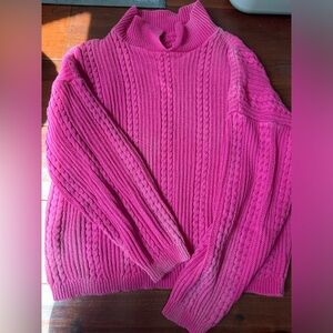 Pink sweater, EUC